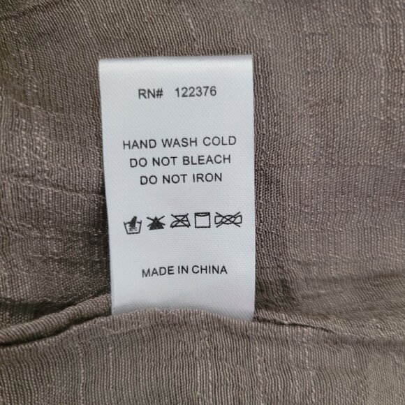 Pookie & Sebastian Sleeveless Tiered Mini Dress Size S Taupe Summer NWT - Picture 9 of 9